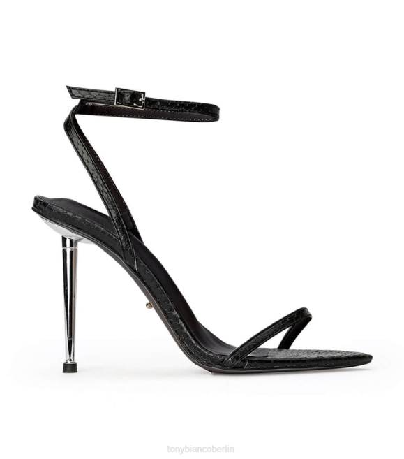 Stöckelschuhe| de Tony Bianco Frauen Myra-Heels schwarze Schlange 4624105